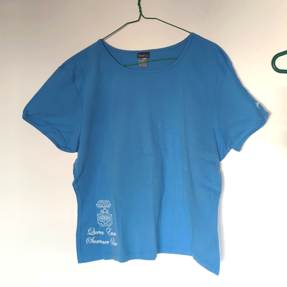 vintage Queen Emma Summer Palace "Daughters Of Hawaii" Top. XL